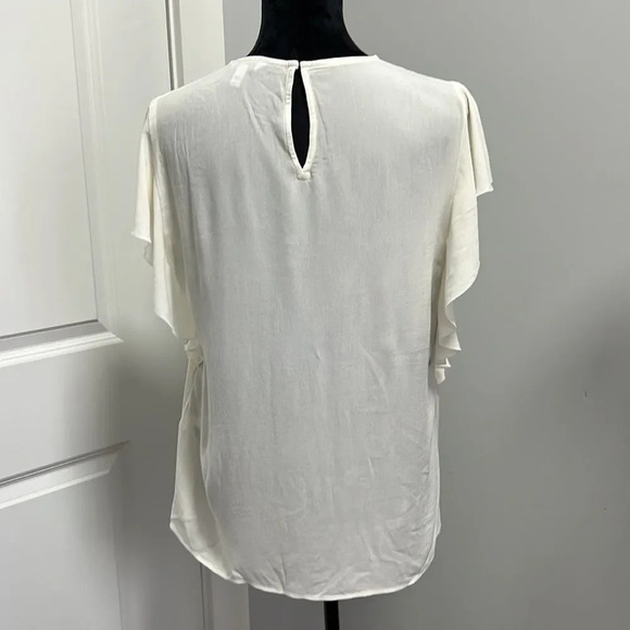 Express off white blouse size M - Picture 3 of 6